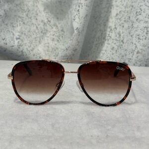Quay All In Sunglasses In Tort Brown 🕶